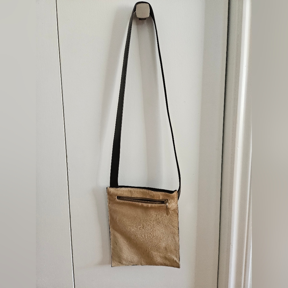 Nine West Crossbody Bag Purse Leather Brown